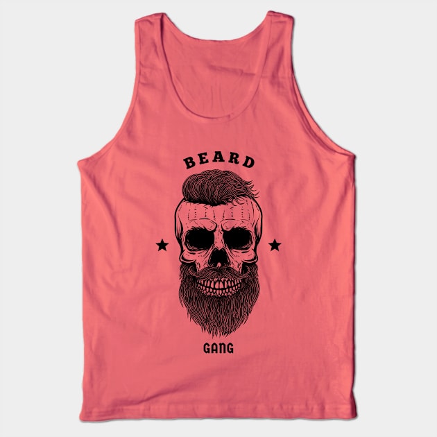 EPIC Beard Gang Design Tank Top by Colourful Joy